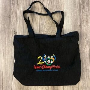 Disney 2000 Walt Disney World Celebrate The Future Hand In Hand Nylon Tote